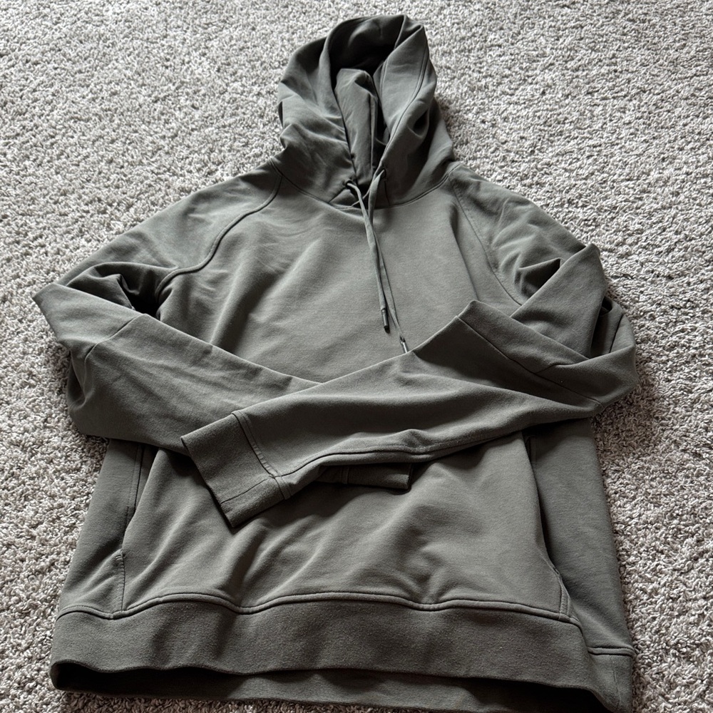 Mens lululemon Olive Green Pullover Hoodie